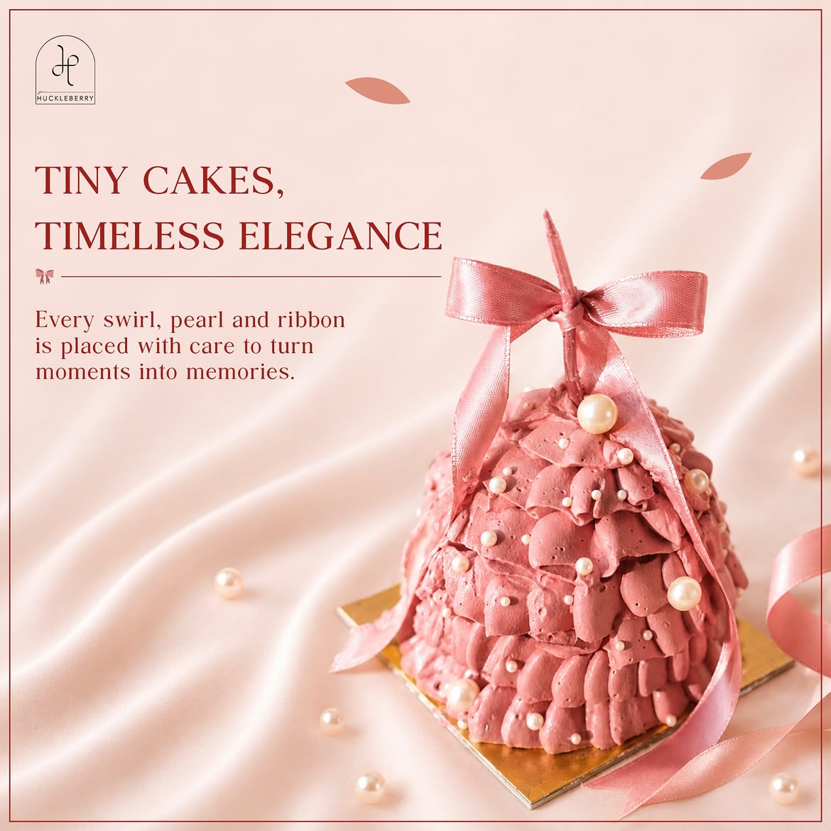 The Pink Ruffled Ballgown Mini Cake